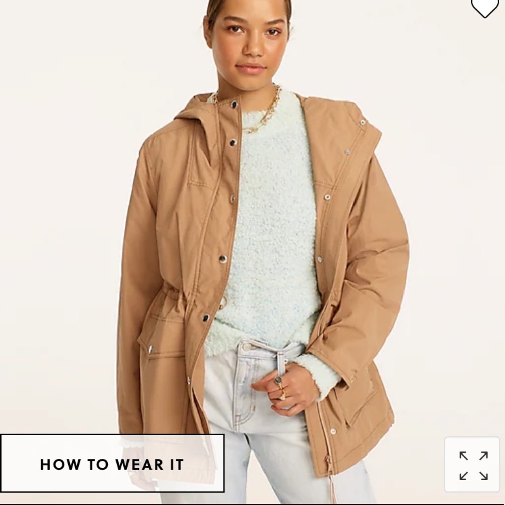 J Crew Relaxed perfect lightweight jacket BF450
